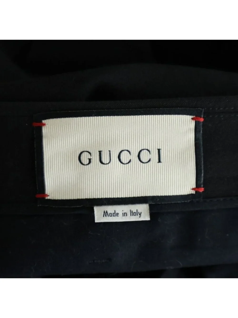 Gucci Sideline Stretch Pants Cotton Black